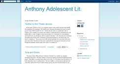 Desktop Screenshot of anthonyadolescentlit.blogspot.com