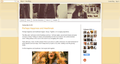 Desktop Screenshot of becauseorwhynot.blogspot.com