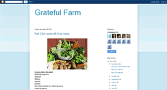 Desktop Screenshot of gratefulfarm.blogspot.com