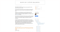 Desktop Screenshot of 1-stop-balding.blogspot.com