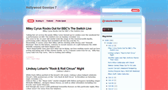 Desktop Screenshot of hollywoodgossips7.blogspot.com