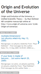 Mobile Screenshot of origin-of-universe.blogspot.com