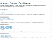 Tablet Screenshot of origin-of-universe.blogspot.com