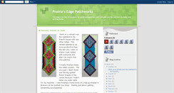 Desktop Screenshot of prairiesedgepatchworks.blogspot.com