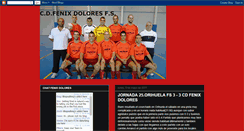 Desktop Screenshot of cdfenixdoloresfutbolsala.blogspot.com