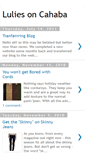 Mobile Screenshot of luliesoncahaba.blogspot.com