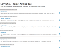 Tablet Screenshot of iforgotmybookbag.blogspot.com