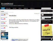 Tablet Screenshot of honoursinfo.blogspot.com