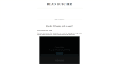 Desktop Screenshot of dead-butcher.blogspot.com