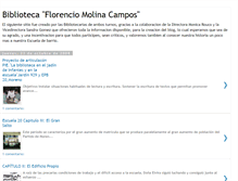 Tablet Screenshot of biblioflorenciomolinacampos.blogspot.com