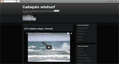 Desktop Screenshot of cadaqueswindsurf.blogspot.com