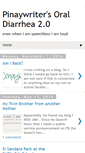 Mobile Screenshot of pinaywriteroraldiarrhea2.blogspot.com