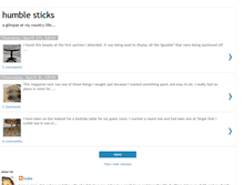 Tablet Screenshot of humblesticks.blogspot.com