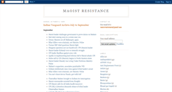 Desktop Screenshot of maoistresistance.blogspot.com