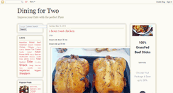 Desktop Screenshot of dining4two.blogspot.com