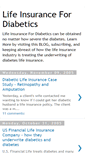 Mobile Screenshot of lifeinsurancefordiabetics.blogspot.com