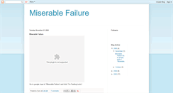 Desktop Screenshot of miserable-failure.blogspot.com