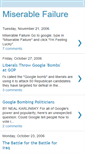 Mobile Screenshot of miserable-failure.blogspot.com