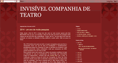 Desktop Screenshot of invisivelciadeteatro.blogspot.com
