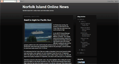 Desktop Screenshot of norfolkislandnews.blogspot.com