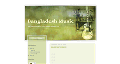 Desktop Screenshot of bangladeshmusic.blogspot.com