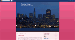 Desktop Screenshot of kissingfrogs-sf.blogspot.com