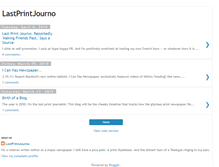 Tablet Screenshot of lastprintjourno.blogspot.com