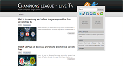 Desktop Screenshot of champions-league-live-tv.blogspot.com