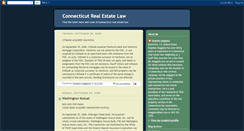 Desktop Screenshot of ctrealestatelaw.blogspot.com