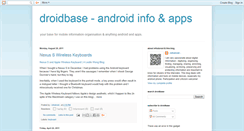 Desktop Screenshot of droidbase.blogspot.com