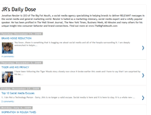 Tablet Screenshot of jrsdailydose.blogspot.com