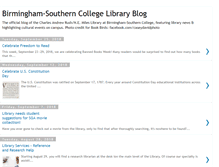 Tablet Screenshot of bsclibraryblog.blogspot.com