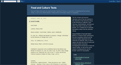 Desktop Screenshot of foodandculturetexts.blogspot.com