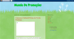 Desktop Screenshot of mundodpromocoes.blogspot.com