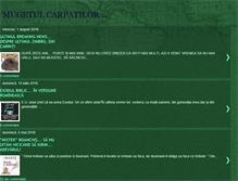 Tablet Screenshot of mugetulcarpatiloronline.blogspot.com