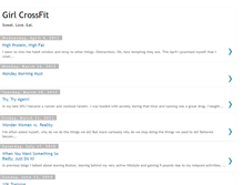 Tablet Screenshot of girlcrossfit.blogspot.com