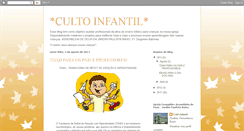 Desktop Screenshot of cultoinfantilemjardimpaulista.blogspot.com