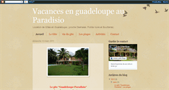 Desktop Screenshot of guadeloupe-paradisio.blogspot.com