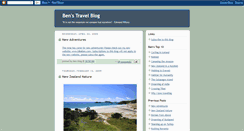 Desktop Screenshot of benstravelblog.blogspot.com