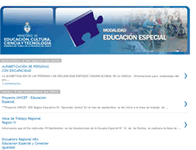 Tablet Screenshot of direcciondeeduc-especial.blogspot.com