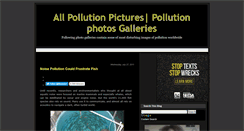 Desktop Screenshot of pollutionpictures.blogspot.com