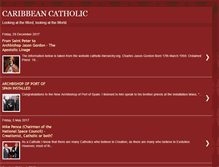 Tablet Screenshot of caribbeancatholic.blogspot.com