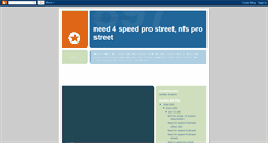 Desktop Screenshot of need-for-speed-pro-street-game.blogspot.com