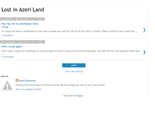 Tablet Screenshot of lostinazeriland.blogspot.com