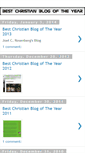 Mobile Screenshot of bestchristianblogoftheyear.blogspot.com