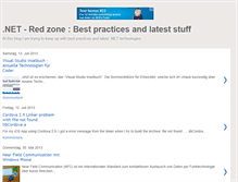 Tablet Screenshot of dotnet-redzone.blogspot.com