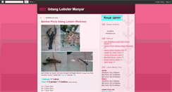 Desktop Screenshot of lobstermanyar.blogspot.com