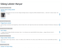 Tablet Screenshot of lobstermanyar.blogspot.com