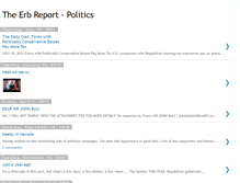 Tablet Screenshot of erbreport-politics.blogspot.com