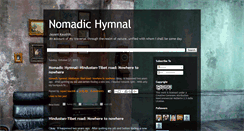 Desktop Screenshot of nomadichymnal.blogspot.com